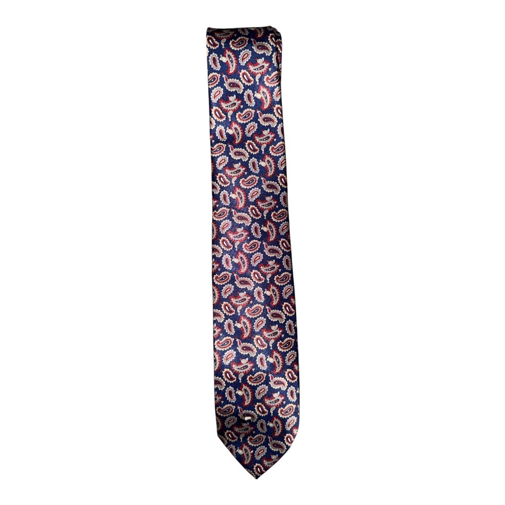 Etienne Aigner Paisley Print Silk Tie